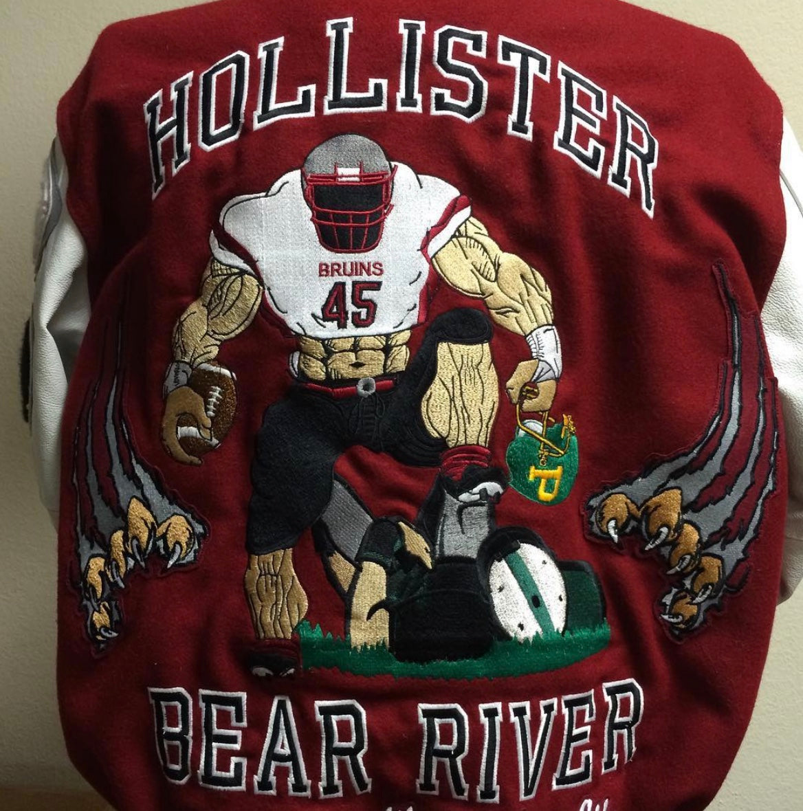 Hollister hot sale letterman jacket