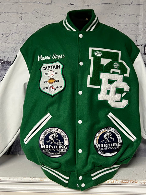 Jacket, Back Designs, 8 Custom Patches