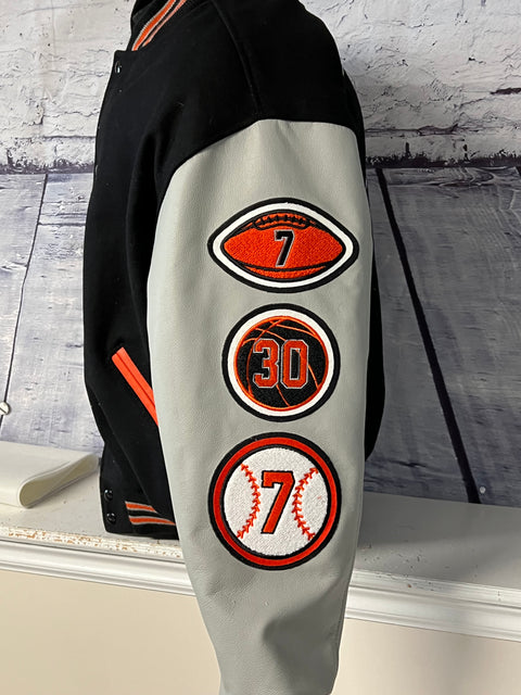 Jacket, Back Designs, 4 Stock Patches