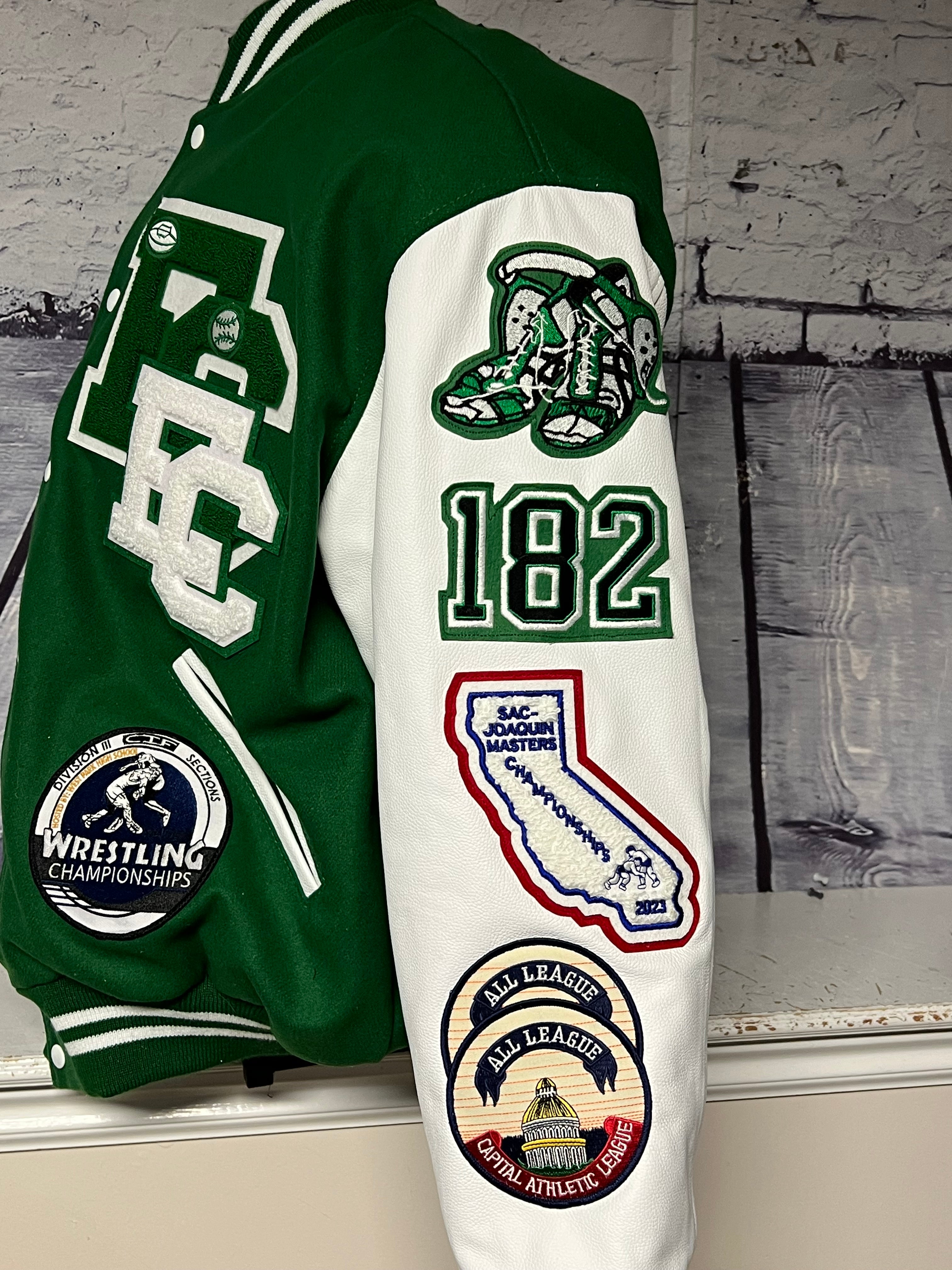 Jacket, Back Designs, 8 Custom Patches – Build Your Jacket