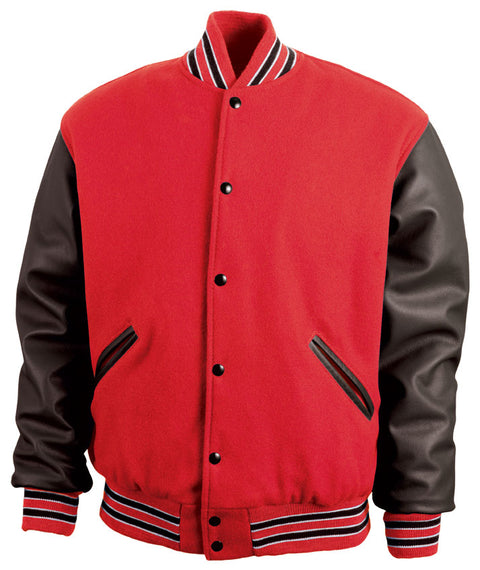 Mens Red Varsity Jacket